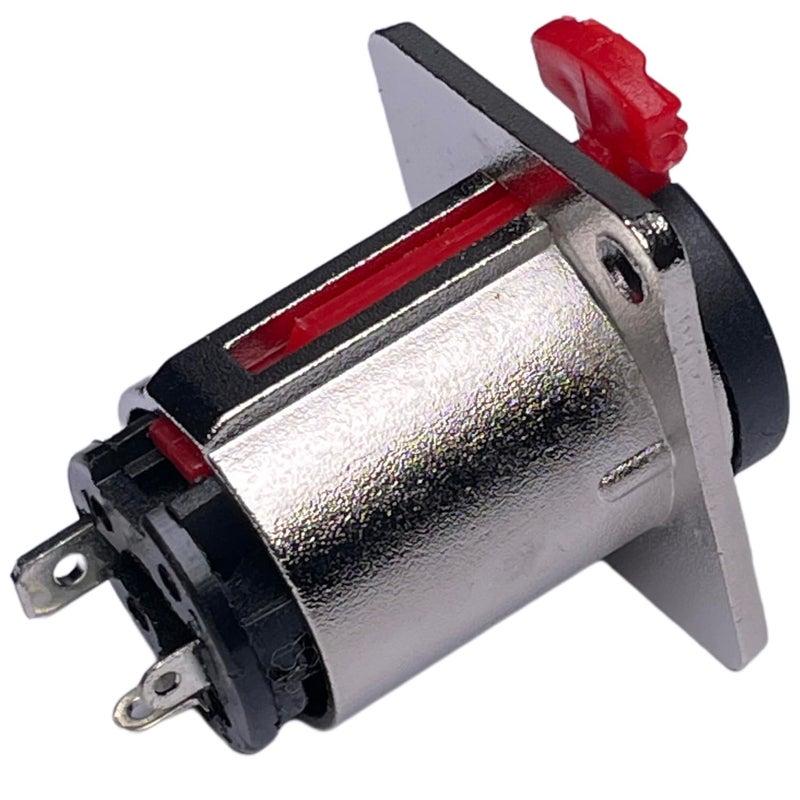 CESS 6.35mm 1/4 Inch Female Stereo TRS Audio Socket Jack Connector Panel/Chassis Mount - 6.35mm Stereo Socket (2 Pack) - Image 3